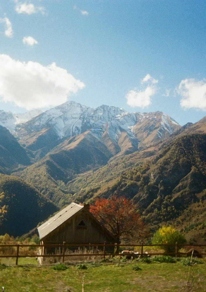 Color film — the warm reality of Ossetian mountains
